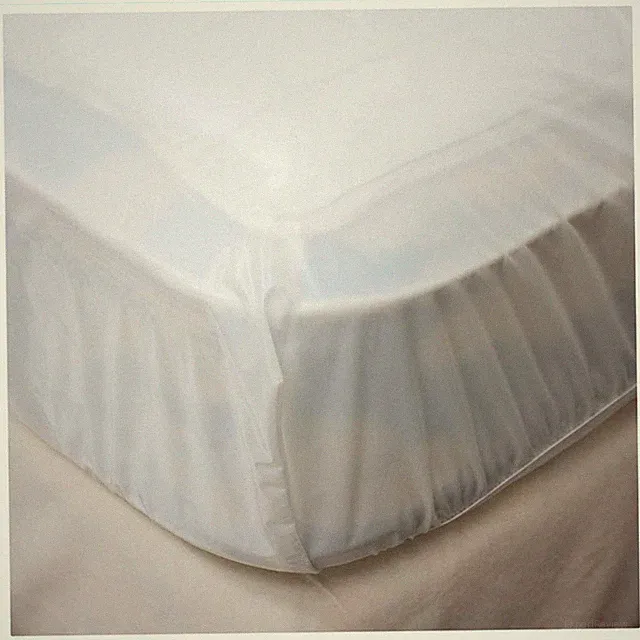 4Gauge Vinyl Plastic Mattress Protector Fitted Sheet Style Waterproof Mattres...