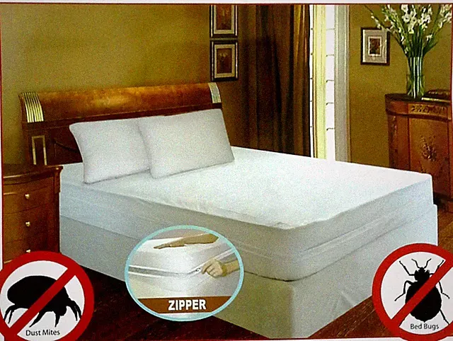 Bed Bug HYPOALLERGENIC Waterproof Zippered Vinyl Mattress Cover Protector 4 Size