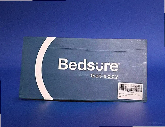 Bedsure Quilted X00GHXT0P ~ Microplush mattress pad Size Vinyl Free XL Open Box