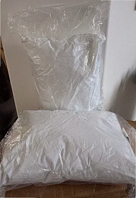 Borden Textile Vinyl Covered Standard Size Pillow 19" x 25" Set of 2