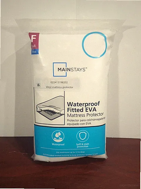 NEW Mainstays Waterproof Fitted Vinyl Mattress Protector FULL Size