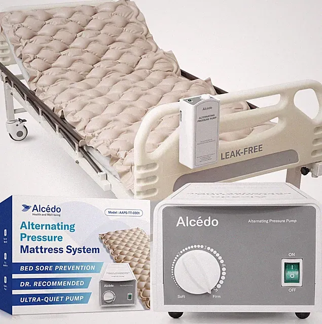 Pressure Relief Mattress Pad for Bed Sores, Adjustable & Waterproof Topper